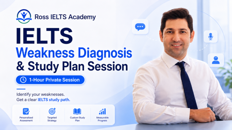 IELTS Weakness Diagnosis & Study Plan Session