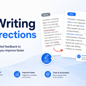 IELTS Writing Corrections with Expert Feedback