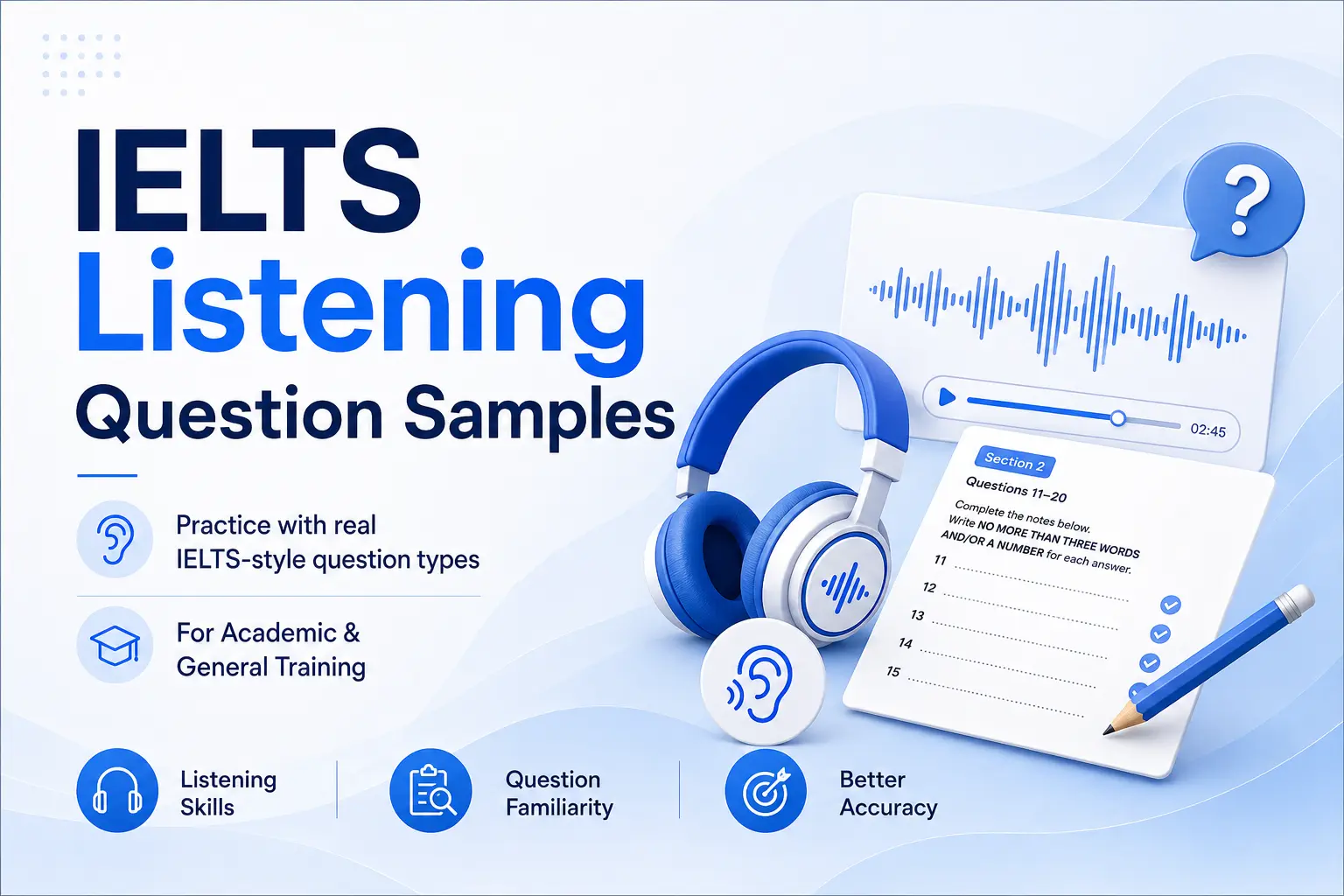 IELTS Listening Question Samples