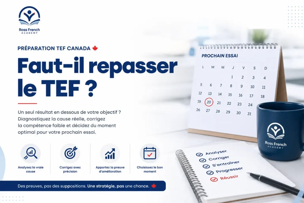TEF Canada Retake: One Skill Below Target—What Next?