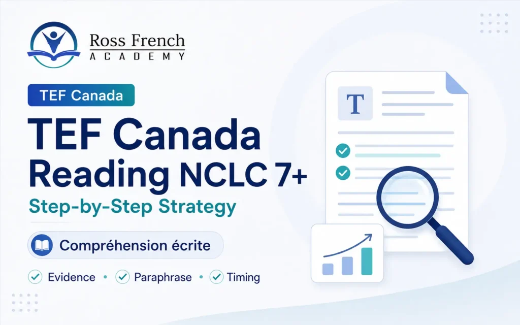 How to Reach NCLC 7+ in TEF Canada Reading: Step-by-Step Strategy